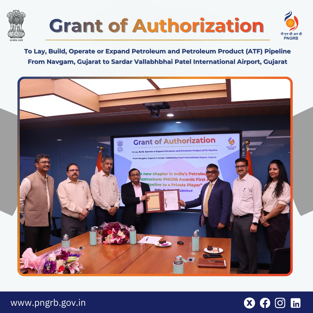 Petroleum and Natural Gas Regulatory Board (PNGRB) tweet media