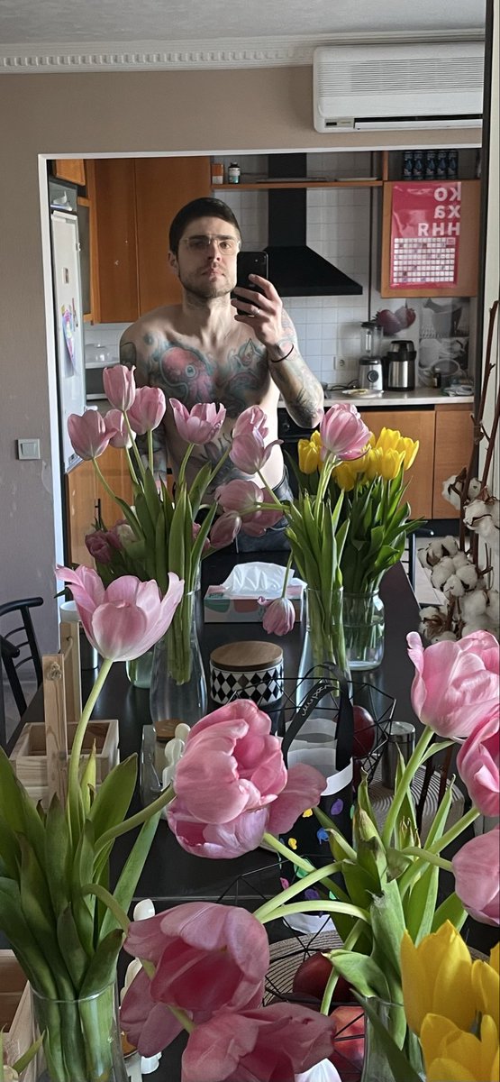 When your wife is a teacher and it was Women’s Day last week.
The house now legally qualifies as a botanical garden.