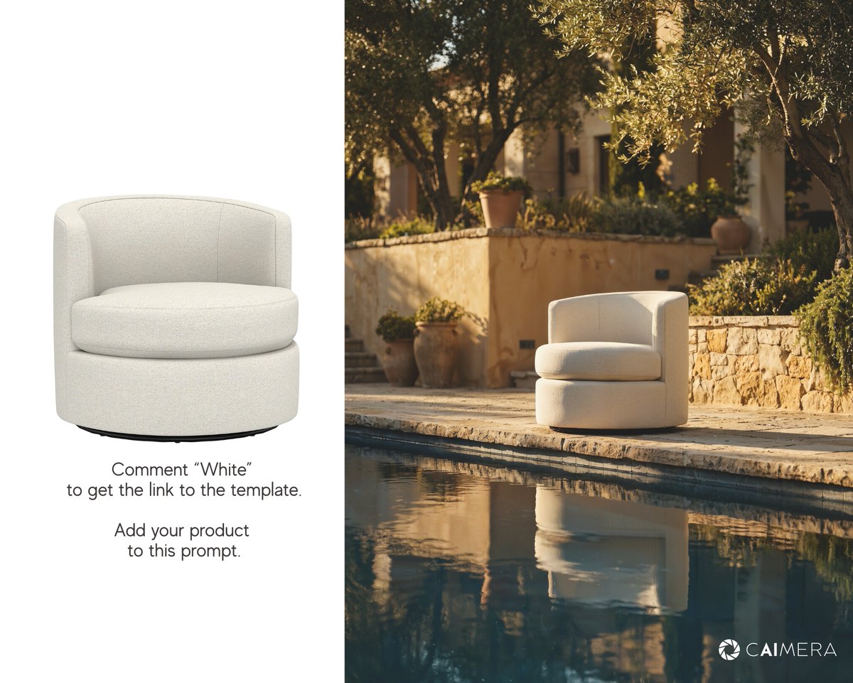caimera_ai's tweet photo. Comment “White” to get the direct template link✨
Free trial available- https://t.co/gyD7duqZWp

#productimaging #ecommercevisuals #aiimagery https://t.co/7bUUBu6187