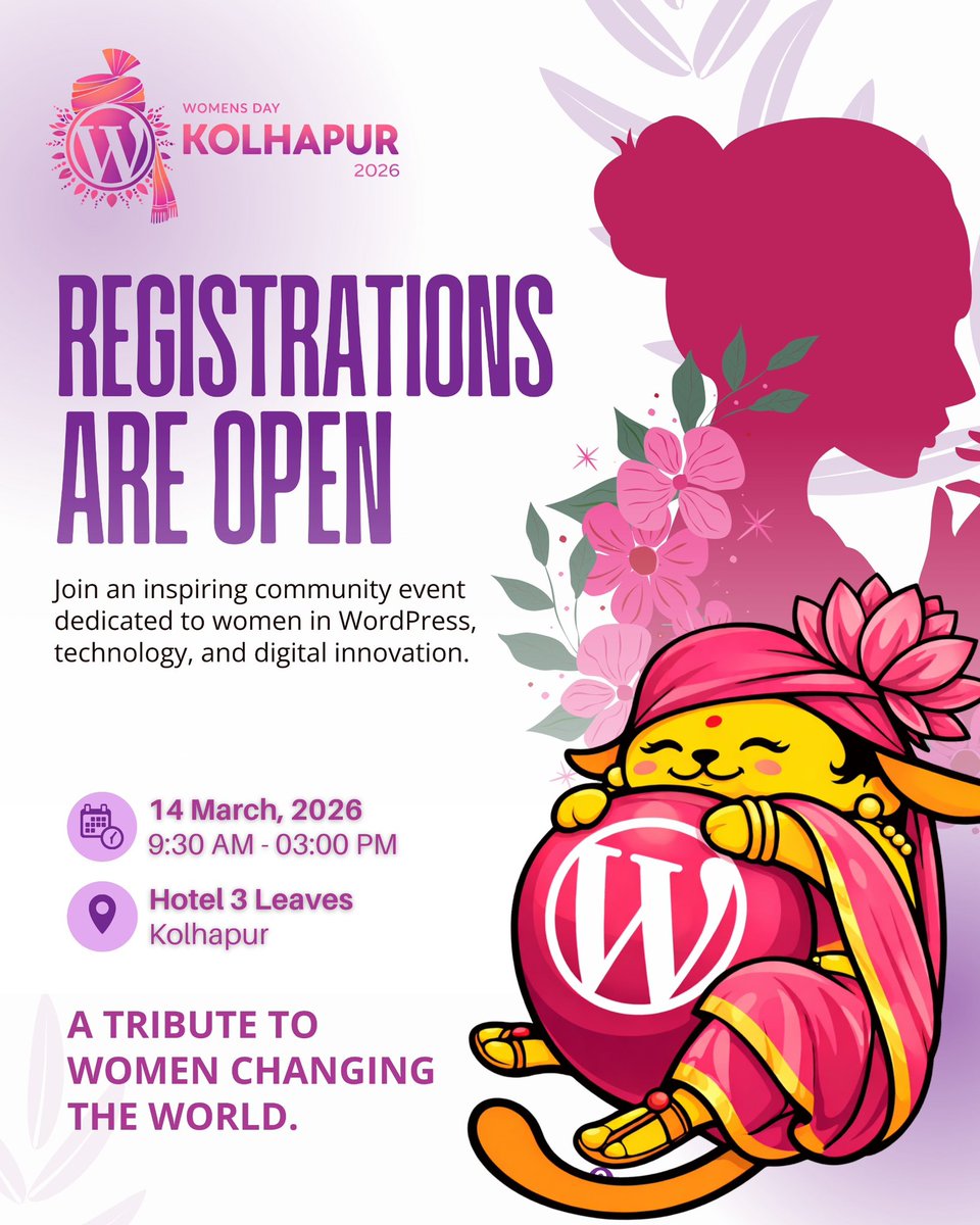WordPress Kolhapur Community tweet media