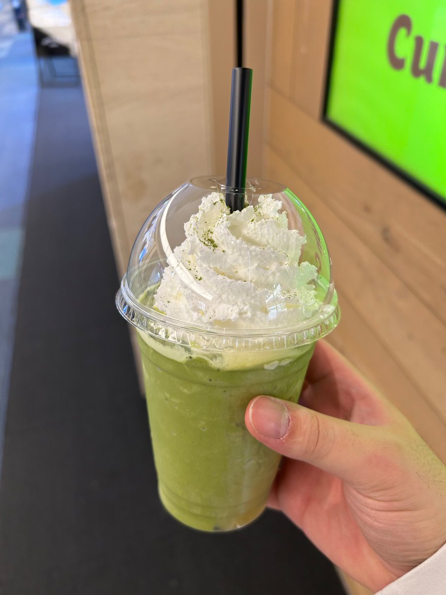 No ritual ice cream this time but frozen matcha is just as good