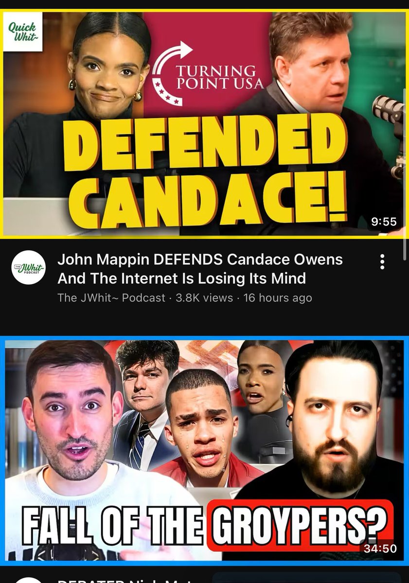 Wow. Looks like YouTube has really taken a turn against Candace &amp; Co.