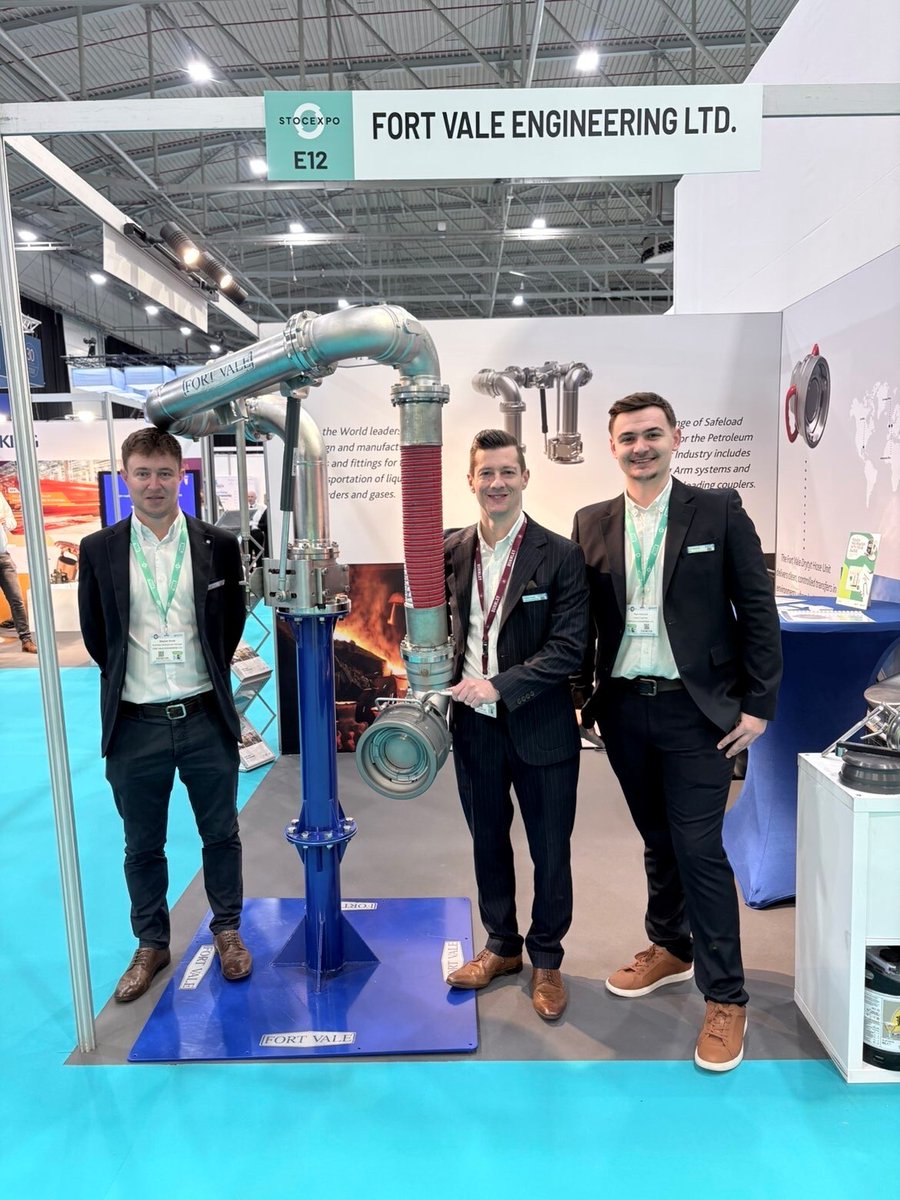 FortVale_'s tweet photo. Two great days at StocExpo 2026

It was great to meet customers and partners from across the tank storage and fuel transfer industry over the past two days. Thanks to everyone who visited Fort Vale at Stand E12.

See you in 2027 👋

#FortVale #FuelTransfer #TankStorage https://t.co/hJVJoXMGZx