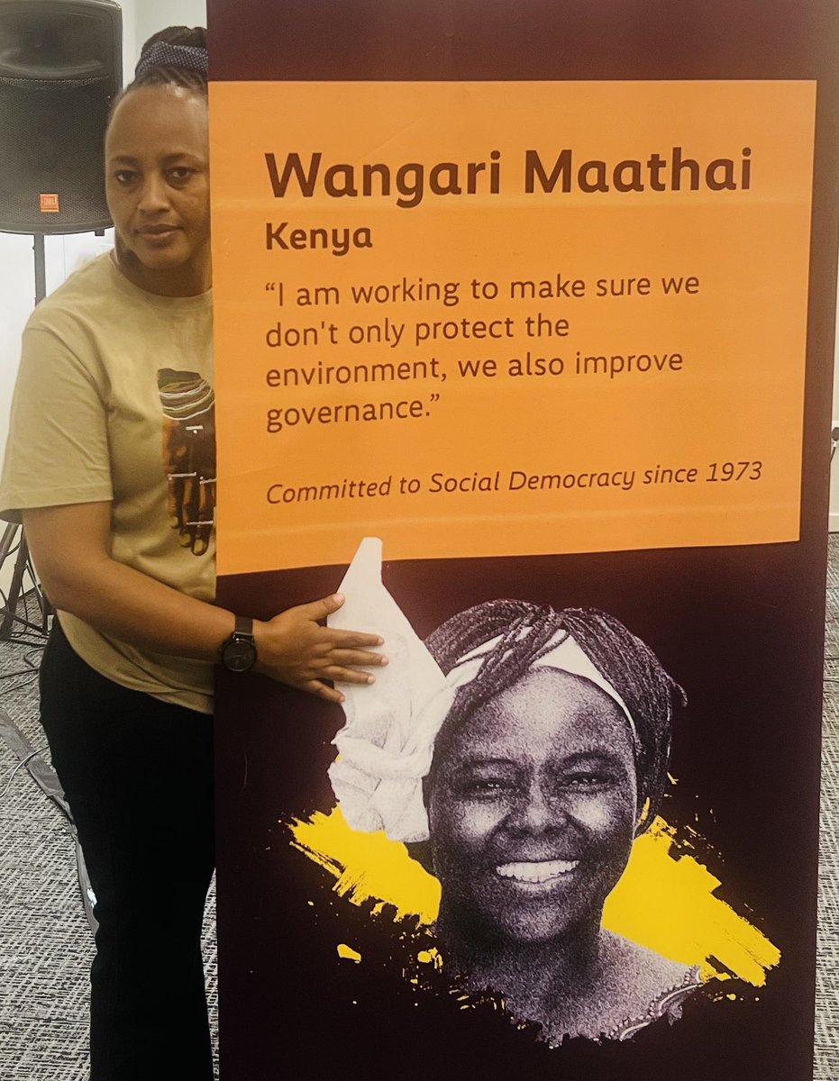 ann_mbise's tweet photo. *Seeds of Justice!!

Mama Wangari, your roots run deep like the baobab,
Sheltering the land, nurturing the people,
Planting hope with every tree, every hand, every heart,
Your legacy whispers in the wind and rivers,
Reminding us that justice, nature, and love grow together.

Anna https://t.co/s9C9PbTSIl