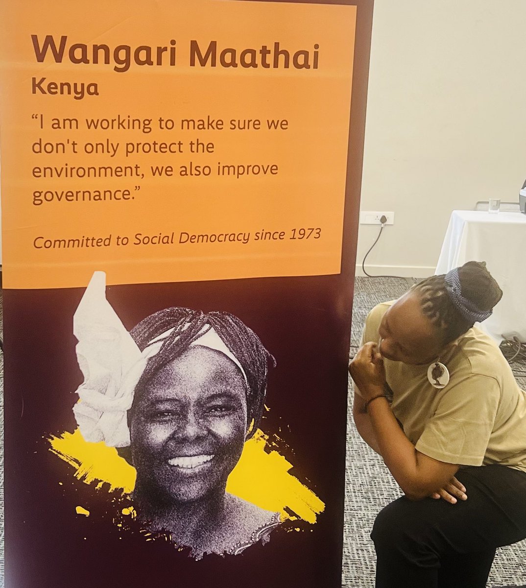 ann_mbise's tweet photo. *Seeds of Justice!!

Mama Wangari, your roots run deep like the baobab,
Sheltering the land, nurturing the people,
Planting hope with every tree, every hand, every heart,
Your legacy whispers in the wind and rivers,
Reminding us that justice, nature, and love grow together.

Anna https://t.co/s9C9PbTSIl