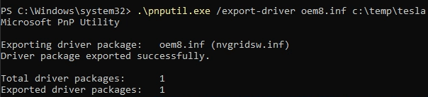 guyrleech's tweet photo. Working driver on one Windows machine needed on another machine? pnputil.exe FTW
Get the inf file name from device manager properties for the device or PowerShell.

Can't find a driver? Get the "matching device id" &amp; search internet for it (without susbsys part if can't find) https://t.co/nARuQ9dFcQ