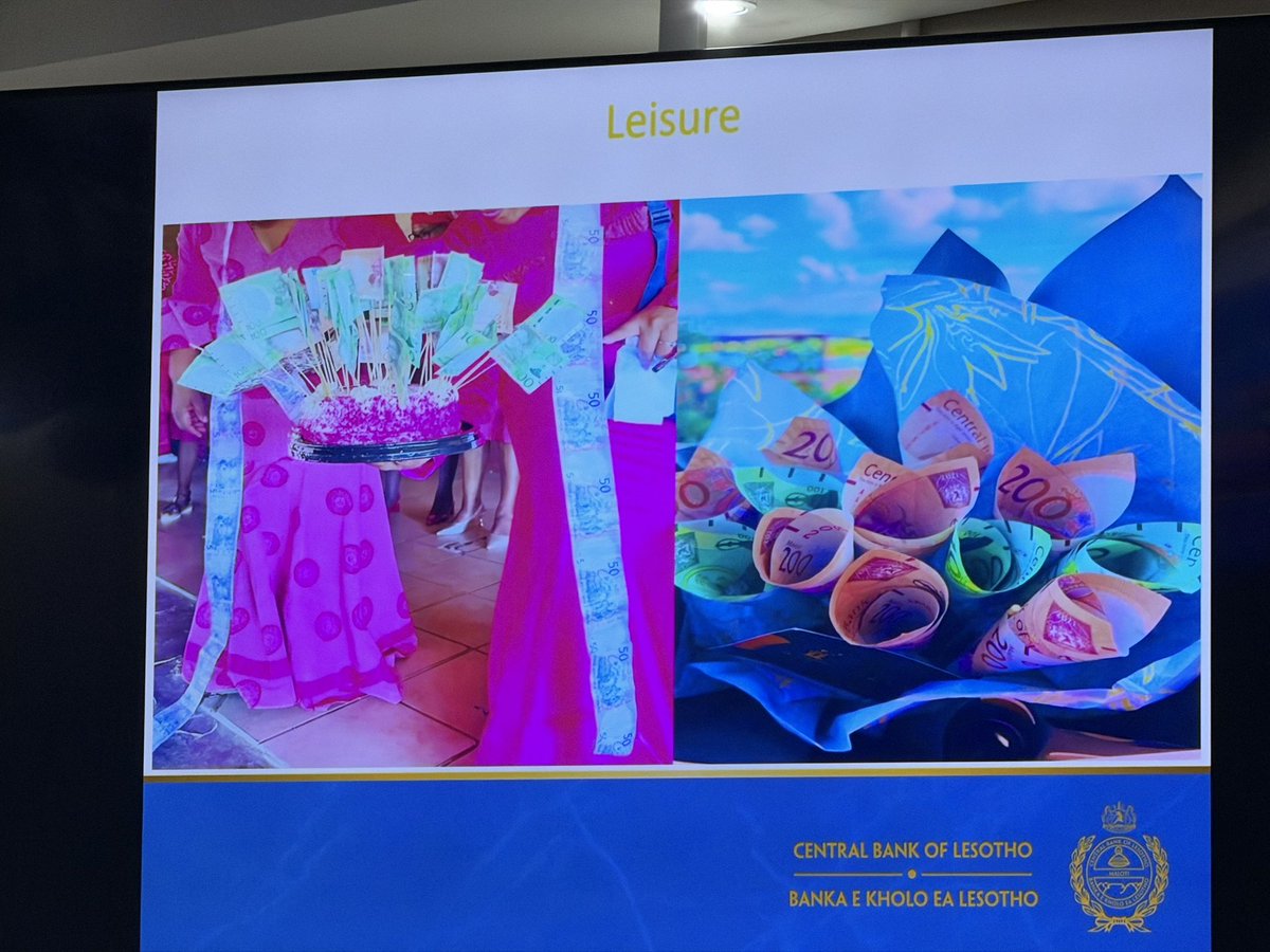 BOHASHANA: Banka e kholo ea Lesotho, CBL, e re ho sebelisa chelete e le mekhabiso ea lipalesa ke tlolo ea molao, ka ha ho theola seriti le boleng ba eona, le ho khutsufatsa bophelo ba eona, tsena li hlaelletse thupelong ea CBL le libanka ka Labone la beke ena, Maseru. #moafrikafm