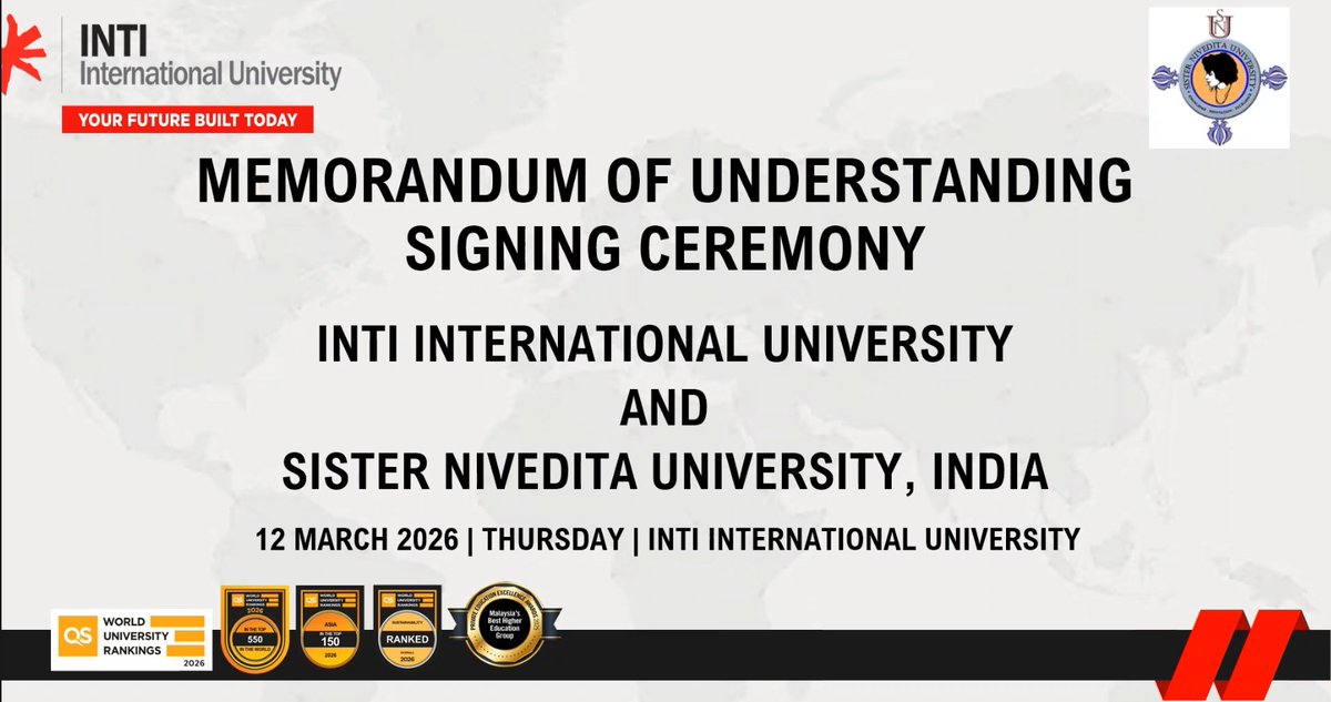 Sister Nivedita University (SNU) tweet media