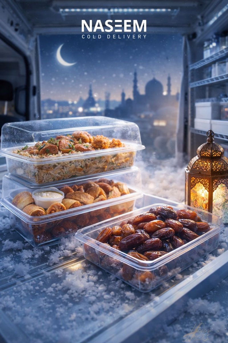 NaseemCold's tweet image. تقبل الله طاعتكم 🌙
 #colddelivery #quickfreezing #frozen #frozentransfer #frozentransport #icecold #frozengoods #chilleddelivery #توصيل #توصيل_مبرد   #ColdChainSolutions #B2BLogistics #نقل_بالتبريد #سلسلة_التبريد #خدمات_اللوجستيك
