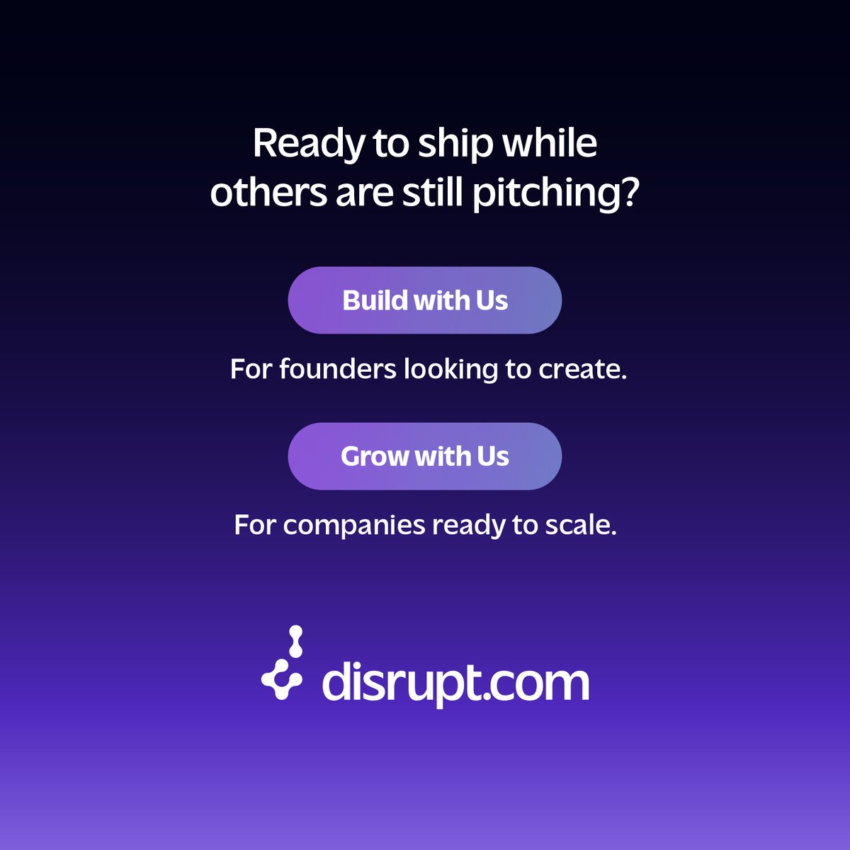 Disrupt.com tweet media