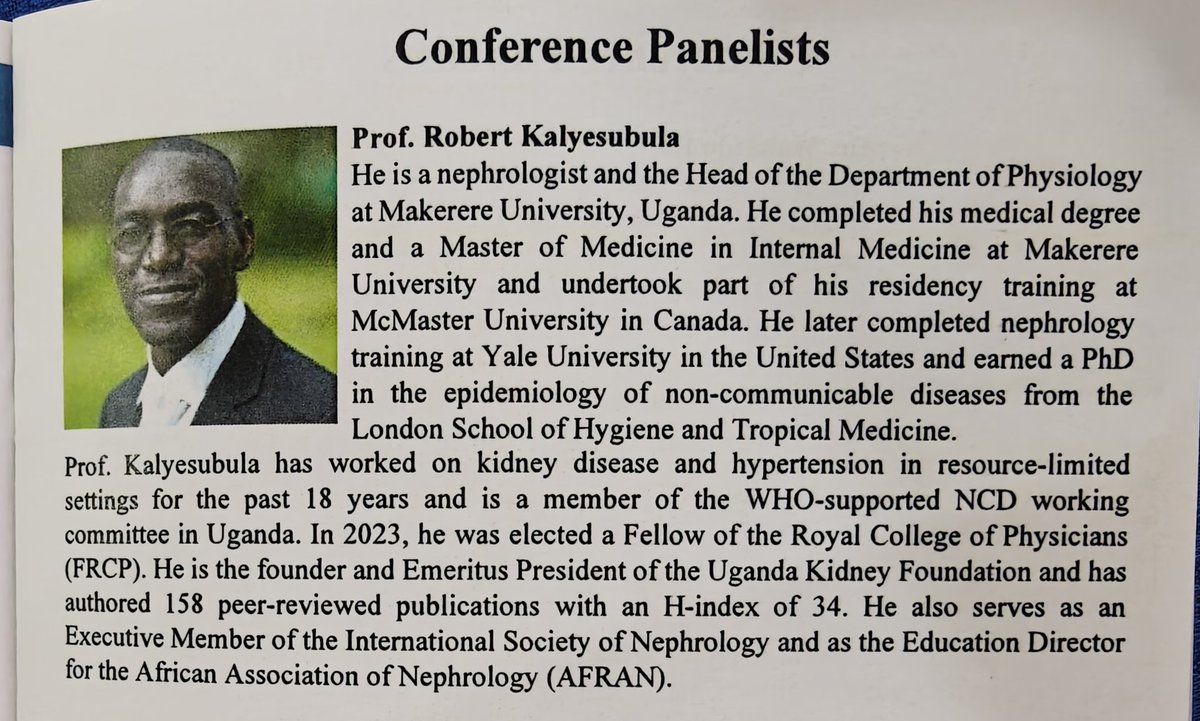 Robert Kalyesubula,MD, FISN(USA), PhD-FRCP(London) tweet media