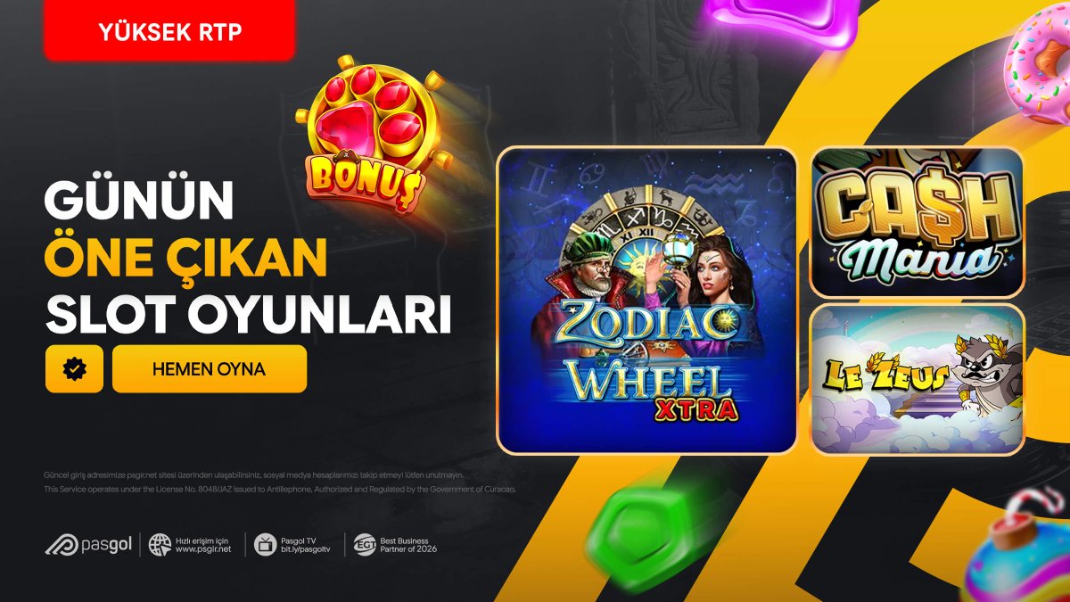 Şansını Pasgol’de Keşfet, Günün Kazandıran Slot Oyunları ile Kazançları Yakala!💸

🔸Zodiac Wheel Xtra
🔸Cash Mania
🔸Le Zeus
 
🎰Şansı Yakala🍀
🔗bit.ly/pasgolsocial

#pasgol #pasgolgiriş #slot #deneme #denemebonusu #denemebonusuverensiteler