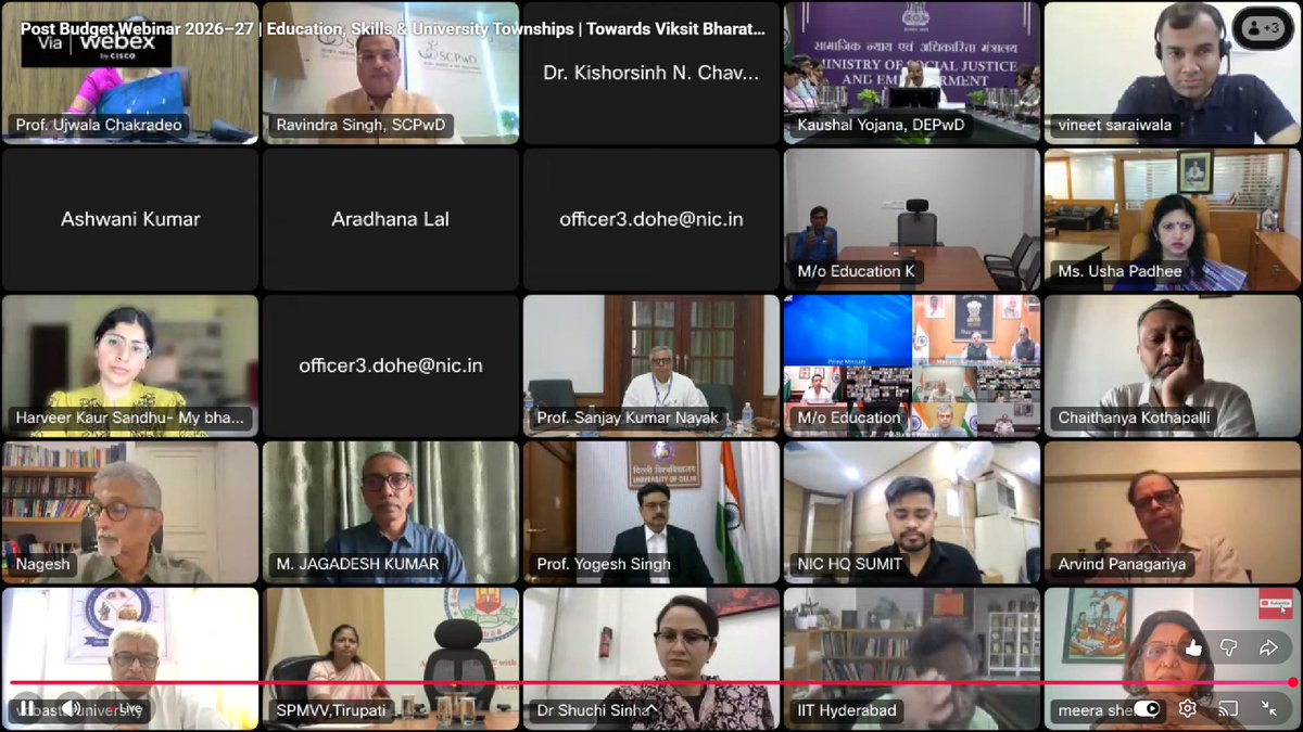 PSIT participated in the Post Budget Webinar 2026-27 on Education &amp; Skills. Key takeaways for ViksitBharat-2047:
✅AVGC Labs in 500 colleges &amp; 15k schools. ✅5 new University Townships planned. ✅Focus on #WomenInSTEM &amp; #DivyangKaushalYojana.

#MIC #Budget2026 #Innovation #PSIT