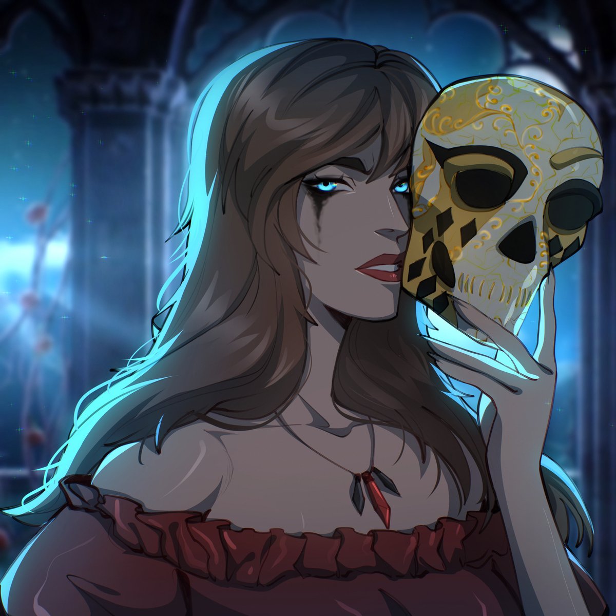 Draw the eclipse in red / Comms open tweet media