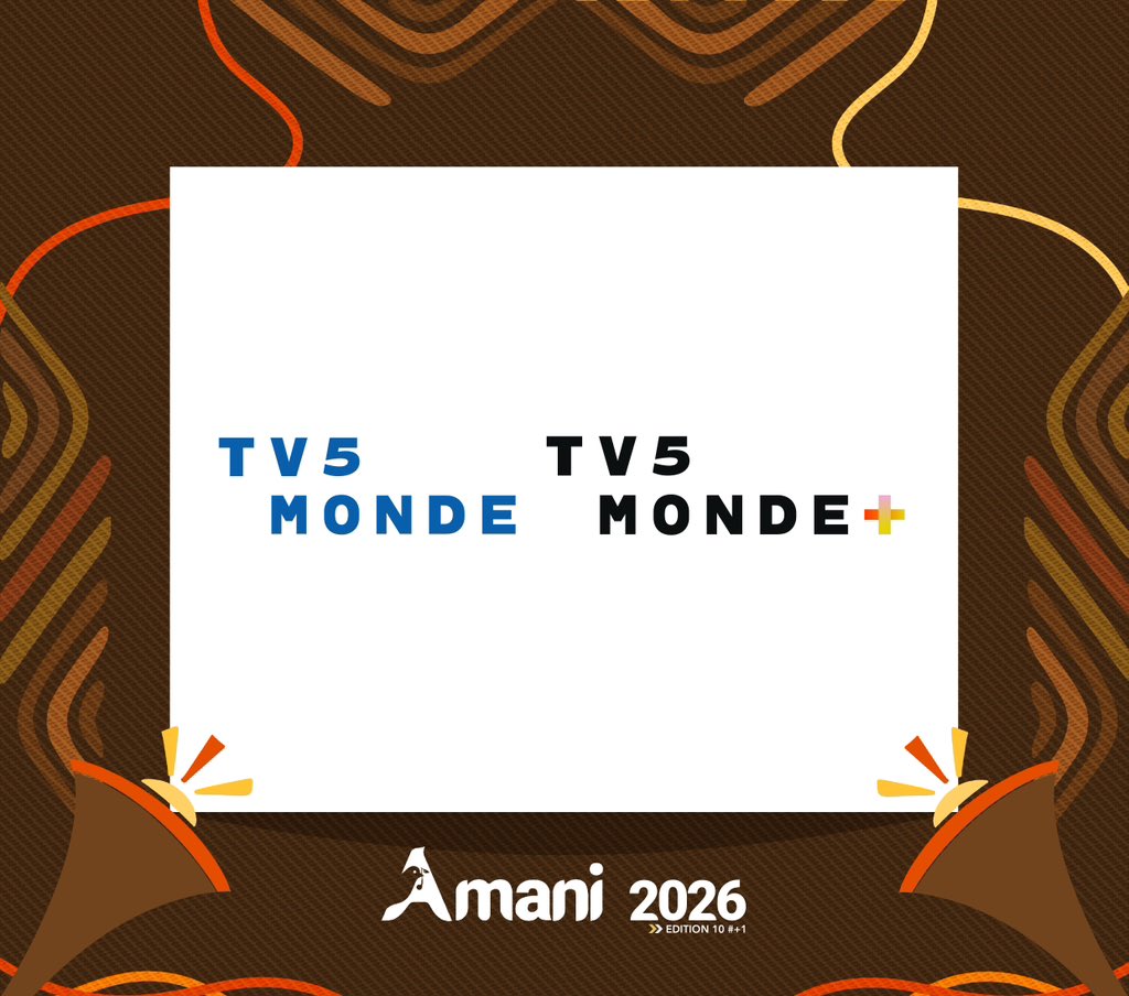 AmaniFestival's tweet photo. Merci à @TV5MONDE notre sponsor Gold pour son soutien à la réussite du Festival Amani depuis plusieurs années.
Rejoignons-nous du 10 au 12 avril 2026 au complexe Kiwele à #Lubumbashi
....
#FestivalAmani #ReDevenir #Amani2026 #Lubumbashi #Culture #Musique #RDC #Paix https://t.co/mLfSwlV7ny