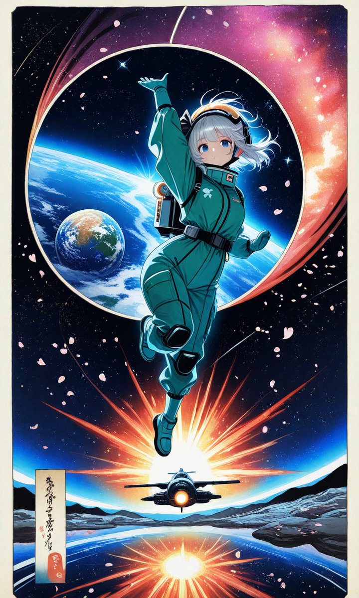 AchilleaJapan15's tweet image. 春の空を越えて、その先へ。

4月12日は「世界宇宙飛行の日」🚀  
人類が初めて宇宙に到達した歴史的な日。

もし江戸の時代に宇宙へ飛べたなら──  
妖夢はきっと、桜と一緒に星の海を駆けていたかもしれません。

#世界宇宙飛行の日 #宇宙  
青い地球と無限の星空。

Humanity reached space for