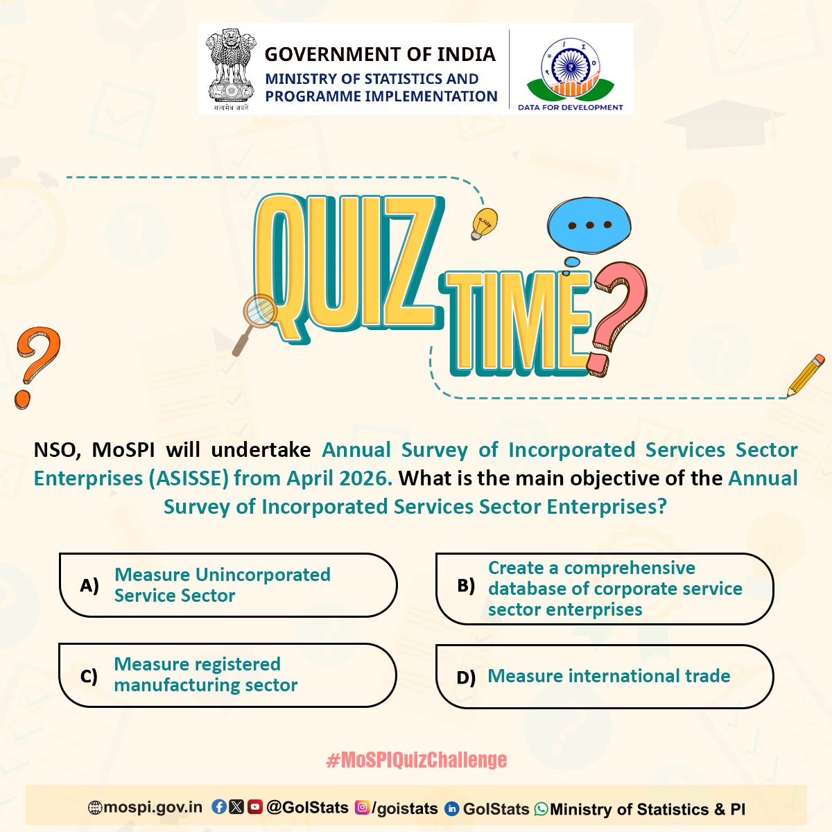 Ministry of Statistics & Programme Implementation tweet media