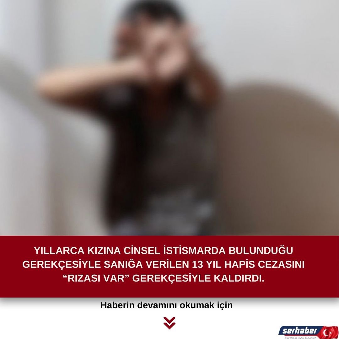 Diyarbakır’da istinaf kararı tartışma yarattı.

İstinaf Mahkemesi, yıllarca kızına cinsel istismarda bulunduğu gerekçesiyle sanığa verilen 13 yıl hapis cezasını “rızası var” gerekçesiyle kaldırdı. Karar kamuoyunda büyük tepki topladı.
#diyarbakır #gündem #çocuk #istinaf