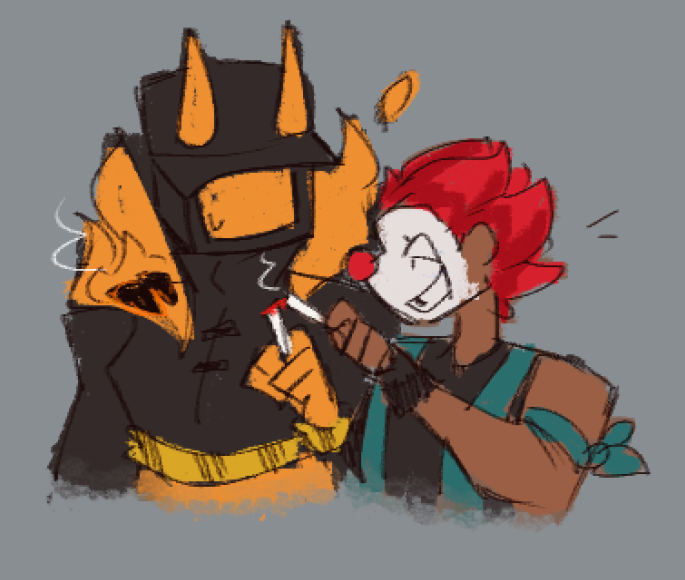 Sky_istheGround's tweet photo. i was gonna do something else for matador birthday but its fuckass in the morning and i cant sleep
#firefest https://t.co/g3wnAed5Lx