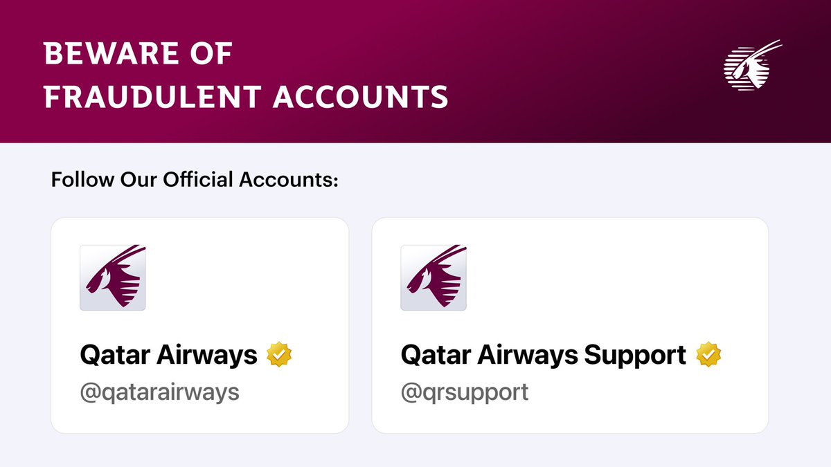 Qatar Airways tweet media