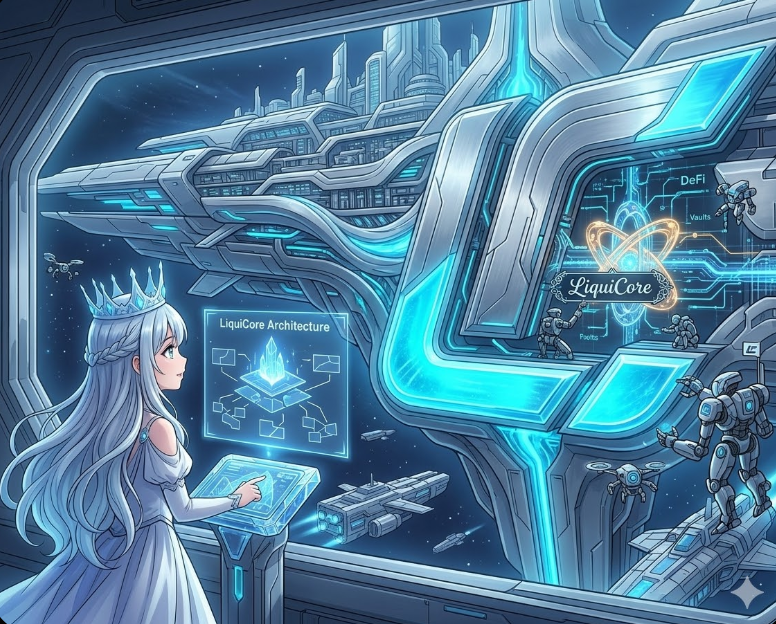 SomsuTh's tweet photo. @LiquiCore stands in a league of its own, above the rest. Their architecture is light years ahead of standard protocols. 
Excellence is a habit for the LiquiCore elite dev team. A masterclass in DeFi engineering unfolding right now. https://t.co/0Thq5TFgKi