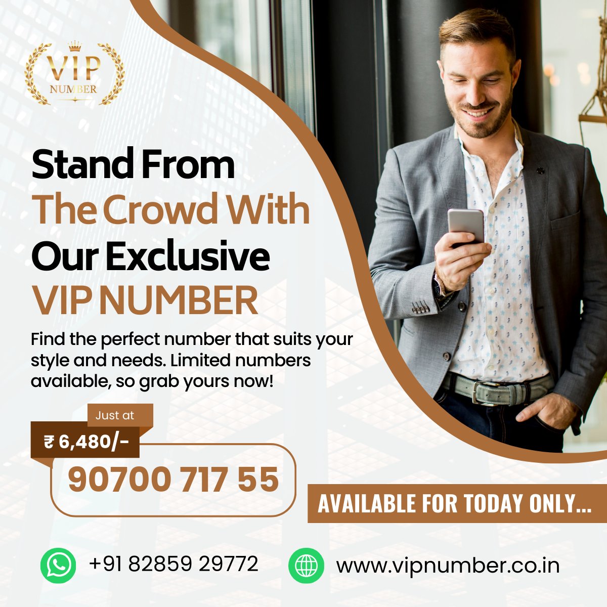 vipnumber315's tweet image. Grab exclusive deals on premium mobile numbers that match your personality, showcase your status, and feature easy-to-remember digits.
Visit our website vipnumber.co.in to place your order 
#vipnumber #chosenumber #fancynumbers #PremiumNumbers #vipnumberstore
