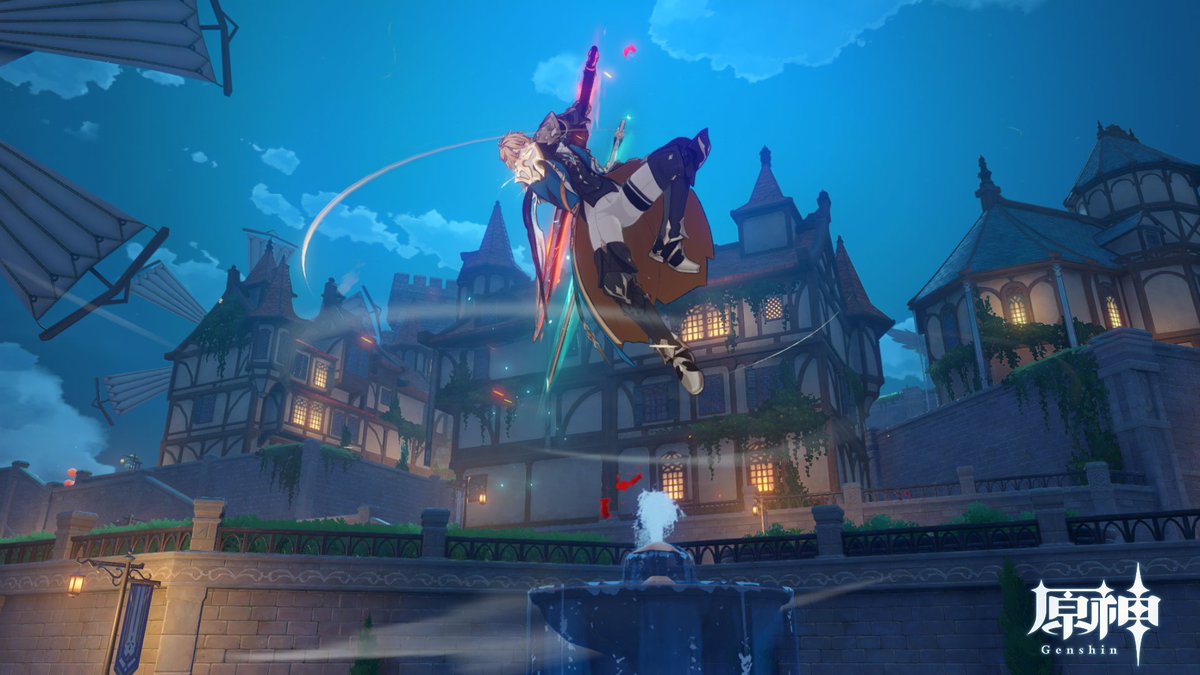 ファルカゲット
性能低めだからあんまり引かれてないらしいけど
筋肉モリモリマッチョマンが大剣２本をぶん回す
ロマンの前では性能なんかどうでも良いぜ！
#原神