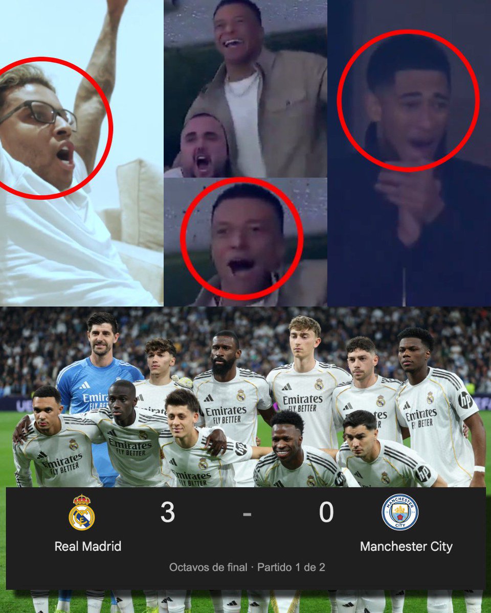 Footballtweet's tweet photo. Just when you think football has nothing left to surprise you… after witnessing the incredible feats of Cristiano Ronaldo, the legendary comebacks led by Karim Benzema and Sergio Ramos… 👑⚽️

Along comes Real Madrid and they go and thrash Pep Guardiola’s Manchester City at the Bernabéu, with Rodrygo, Kylian Mbappé and Jude Bellingham all out injured. 🤯🏟️

Please… don’t even try to compare them to any other club in this competition. ❌

There’s nothing to debate.

They simply were, are, and will always be — THE KINGS OF EUROPE. 👑🏆