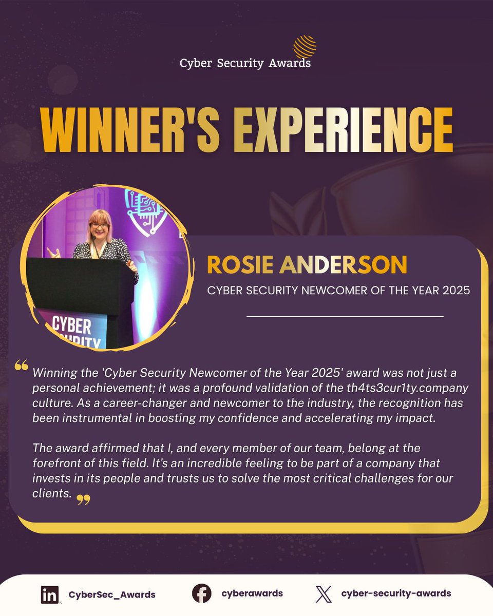 Cyber Security Awards tweet media