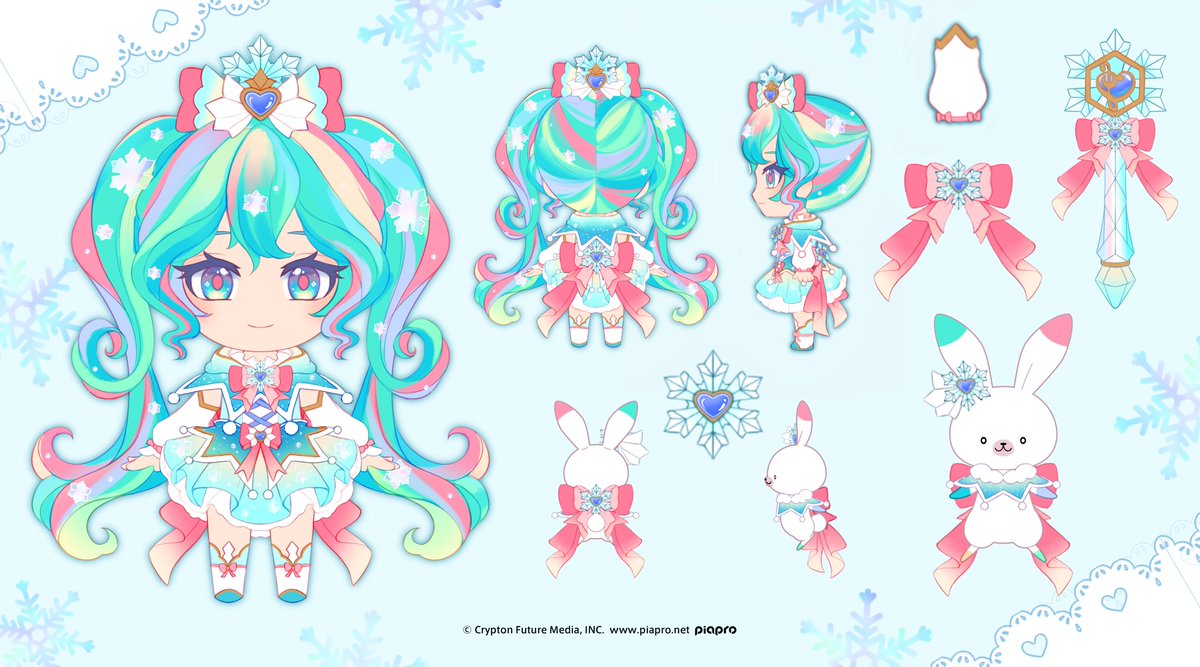 seabreezejii's tweet photo. ❄️Snow Miku &amp; Yukine Bunny ~ Magical Swirl! ❄️
My entry for Snow Miku 2027!
➡️https://t.co/Ywvj0tWtlc

#雪ミク2027 #SNOWMIKU2027 https://t.co/piz9tdScGv