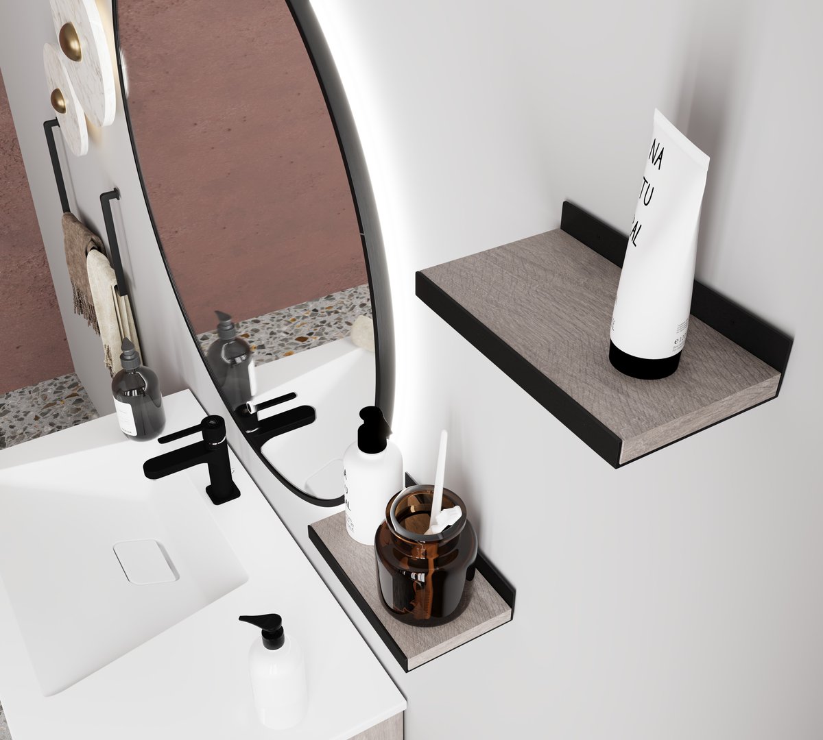 TorviscoGroup's tweet photo. 🛁✨ ¿Por qué incorporar estantes en tu baño?

1️⃣ Maximizan el espacio: Aprovechan las paredes y liberan el suelo.
2️⃣ Orden y accesibilidad: Todo en su sitio y al alcance de la mano.
3️⃣ Estilo: elemento decorativo.
4️⃣ Versátiles: accesorios de uso diario y objetos decorativos. https://t.co/VwvraRPP3I