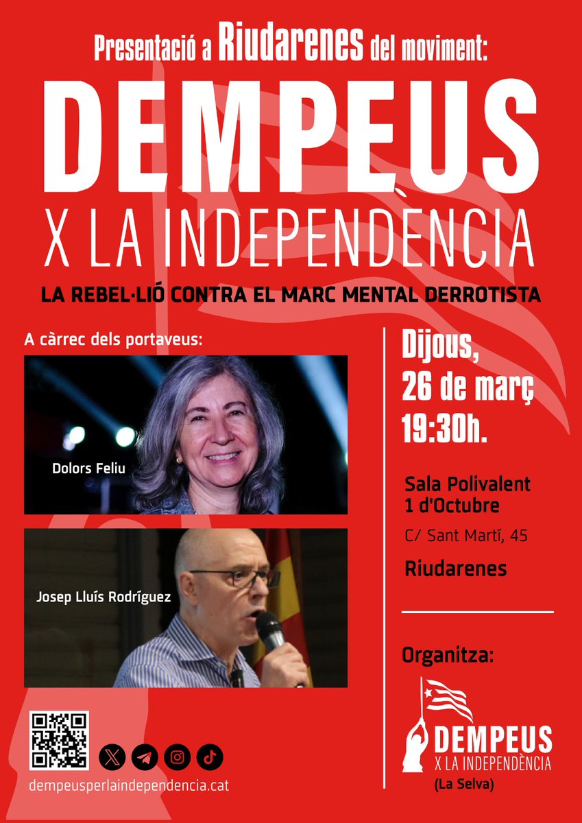 Dempeus per la independència tweet media