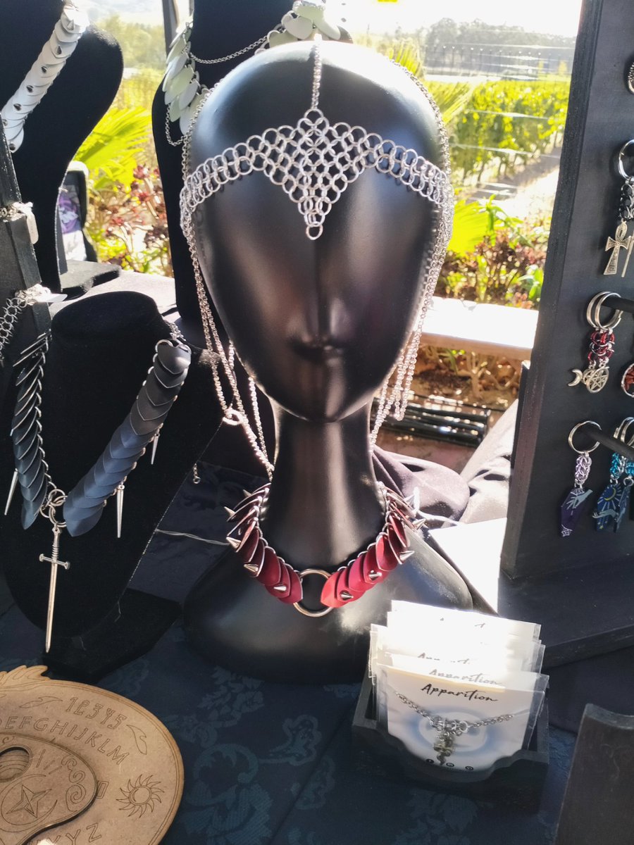 ApparitionSA's tweet image. We had such a great time at SlamFest last weekend at @daisyjonesbar! 

Thank you so much for all of the support &amp;amp; love you showed us. It was so good seeing everyone and meeting new amazing customers. 🖤⚔️ We can't wait for next year!

#apparitionatelier #chainmaille #scalemaille