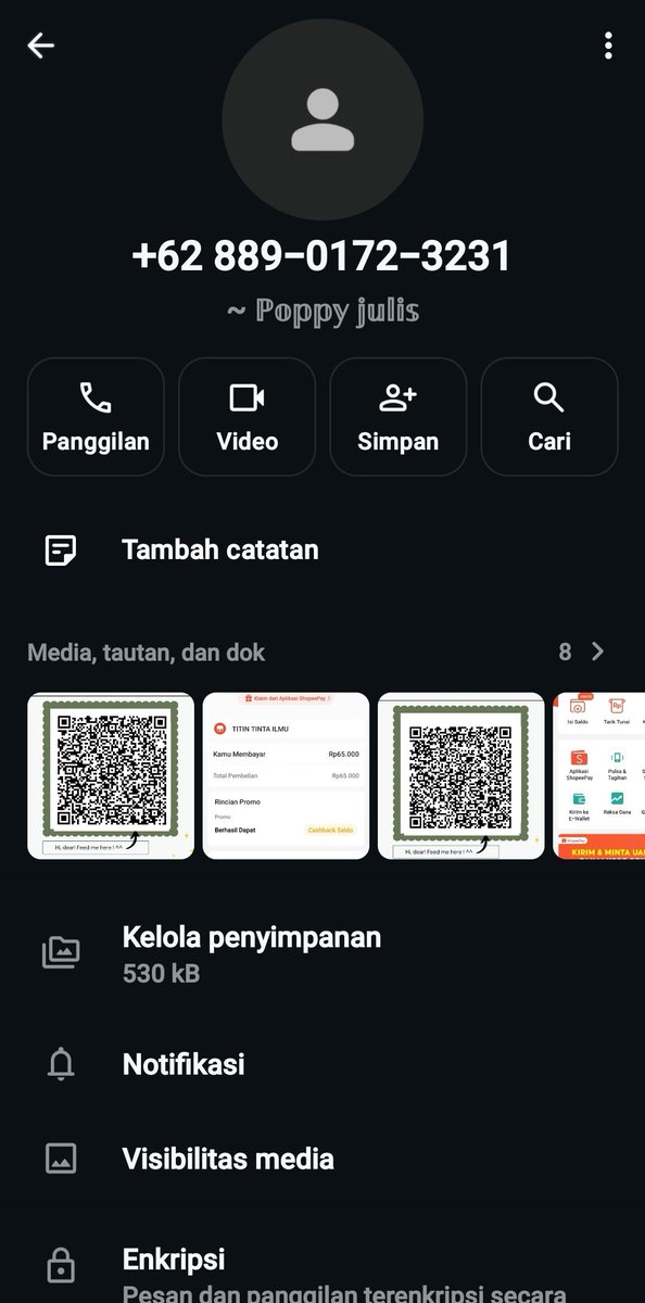 Rafandhika70074's tweet photo. scammer tf won‼️

+62 889-0172-3231 (aku lupa akun x nya)

hati hati ya teman teman #zonauang https://t.co/voSJq6Tz0b