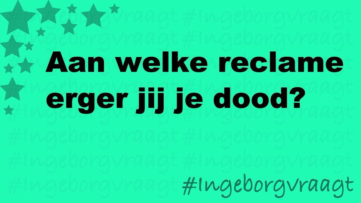 #IngeborgVraagt🍀😇 tweet media