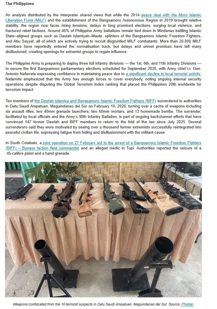 nikiesse's tweet photo. Read the latest @UNODC_SEAP news bulletin for Southeast Asia &amp; Pacific. Various developments worth knowing about. Also on the kick-off of the latest UNODC project on Illicit Firearms in Thailand and the latest UN Monitoring Team Report on ISIL&amp;AQ.
https://t.co/Kp7QCaWJtt https://t.co/dg2QSP2lMT