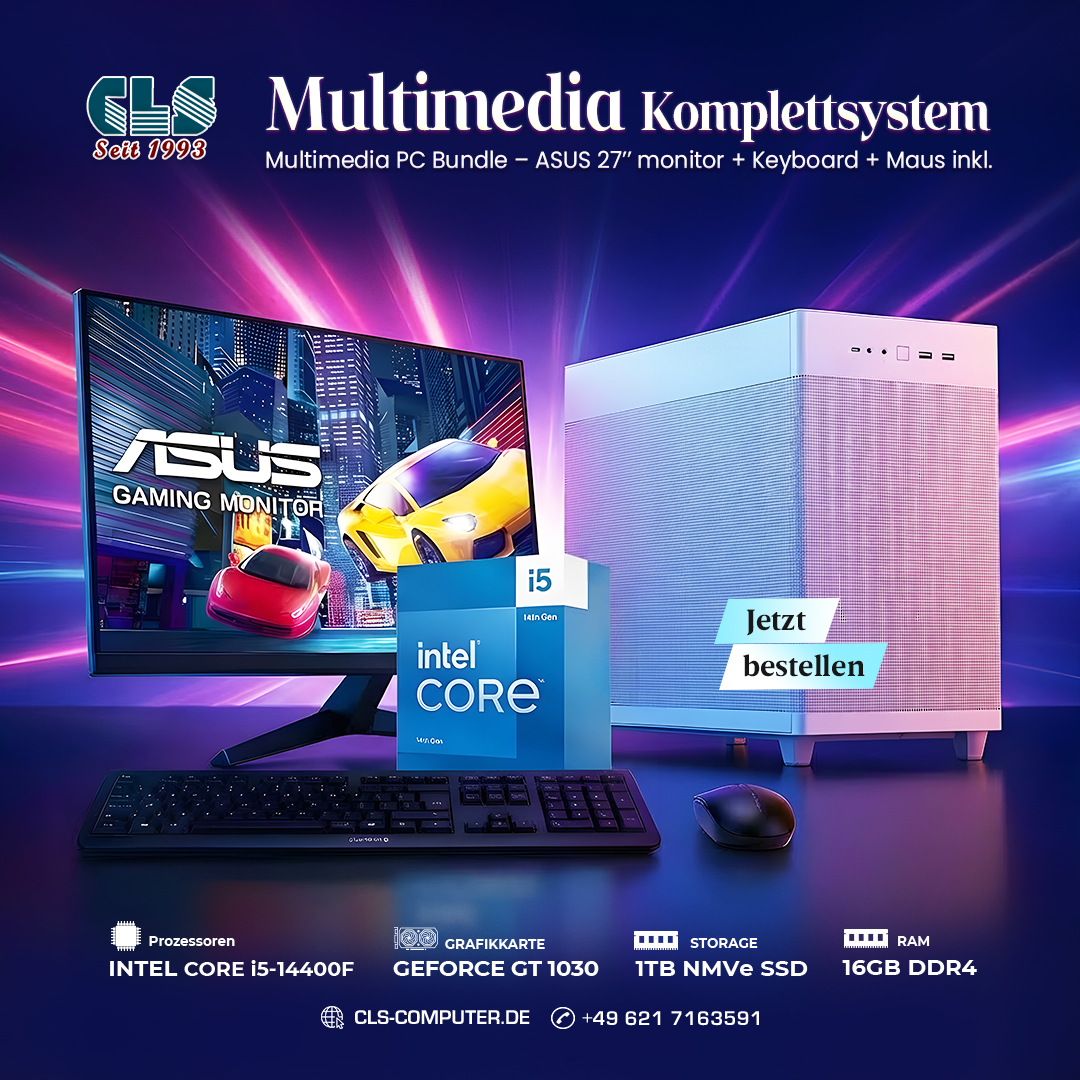 cls_computer's tweet photo. 💻 CLS Computer Multimedia Komplettsystem – Leistung trifft Komfort!
🛒 jetzt erleben: https://t.co/5OMGnVFMz4

#CLSComputer #MultimediaPC #OfficePC #DesktopPC #HomeOfficeSetup #PCBundle #Produktivität #TechUpgrade https://t.co/3iG5wcrSFe