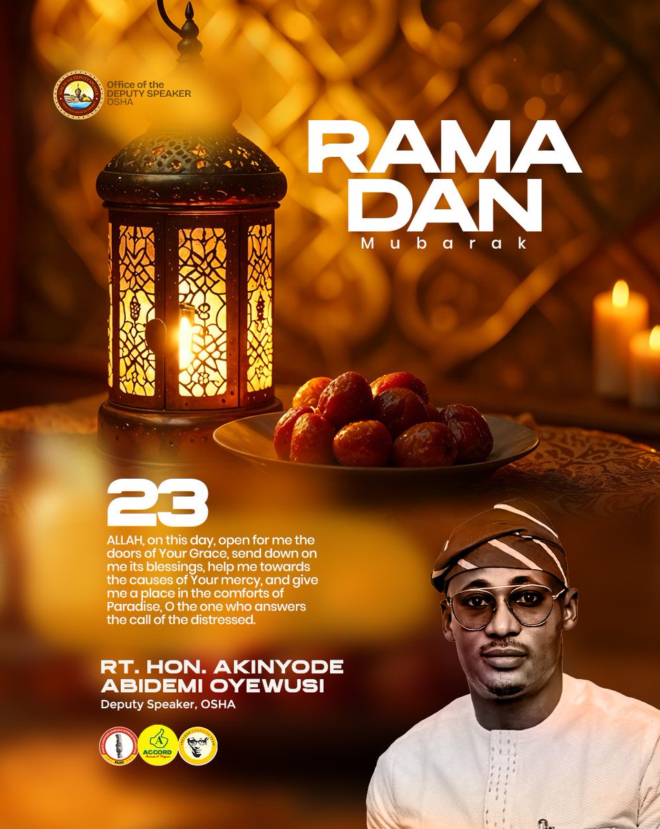 Rt. Hon. Akinyode Abidemi OYEWUSI #Ireyode tweet media