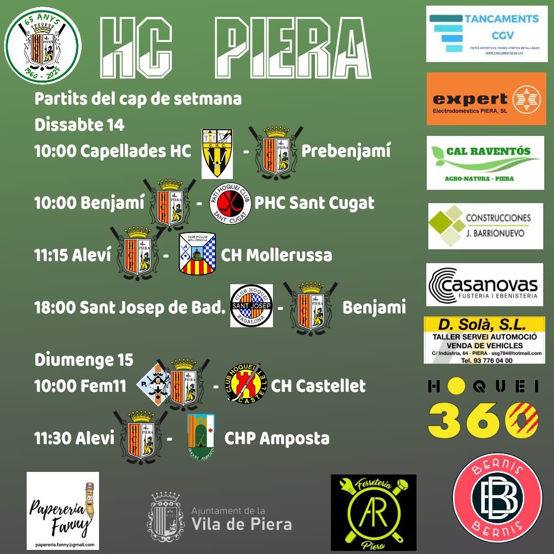 Hoquei Club Piera tweet media