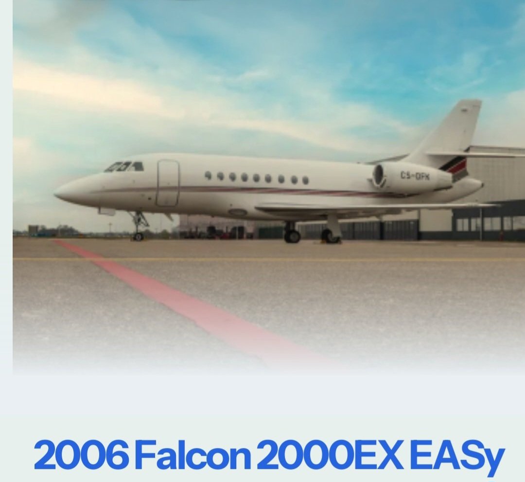 GlobalairCom's tweet photo. ✈️ 2006 Falcon 2000EX EASy
👋 Presented by QS Partners LLC
⏰ 13,573 TT⠀
For full specifications, performance details, and availability, send us a direct message. https://t.co/gl2xuGakBG
