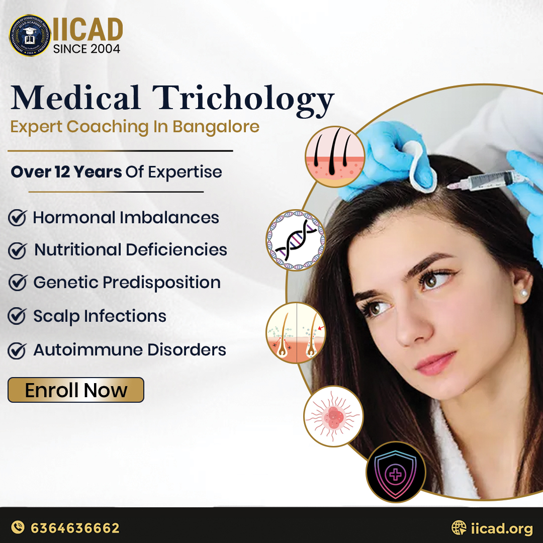 DrChahal242411's tweet image. Struggling with hair or scalp concerns? Get expert guidance with Medical Trichology training at IICAD.

#LaserAesthetics #MedicalSkinAesthetics #AdvancedSkincare
#LaserTraining #AestheticMedicine #IICAD #CosmetologyTraining
#DermatologyTraining #SkinCareProfessionals