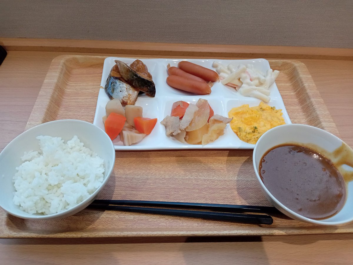 Jetstream_FL360's tweet photo. 特に用事は無いのですが特急列車に乗って中津川のABホテルで1泊してきました✋
 #ABホテル  #朝食バイキング https://t.co/558OVV7RO4