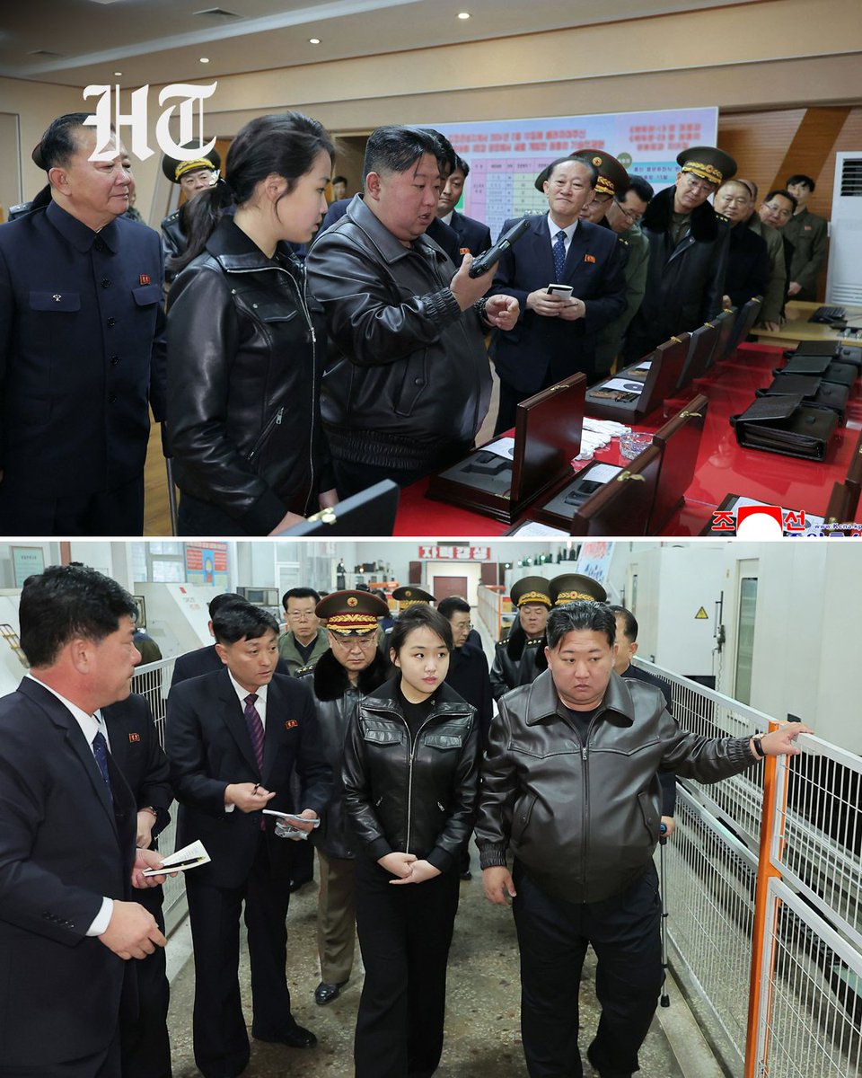 htTweets's tweet image. #InPhotos | Kim Jong Un and his teenage daughter were photographed trying out new pistols at a shooting range. North Korea’s official Korean Central News Agency said that the North Korean leader rated the firearms “excellent”.

More details 🔗 hindustantimes.com/trending/kim-j…