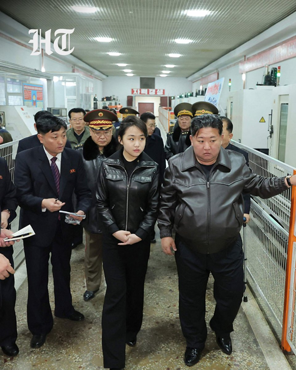 htTweets's tweet image. #InPhotos | Kim Jong Un and his teenage daughter were photographed trying out new pistols at a shooting range. North Korea’s official Korean Central News Agency said that the North Korean leader rated the firearms “excellent”.

More details 🔗 hindustantimes.com/trending/kim-j…