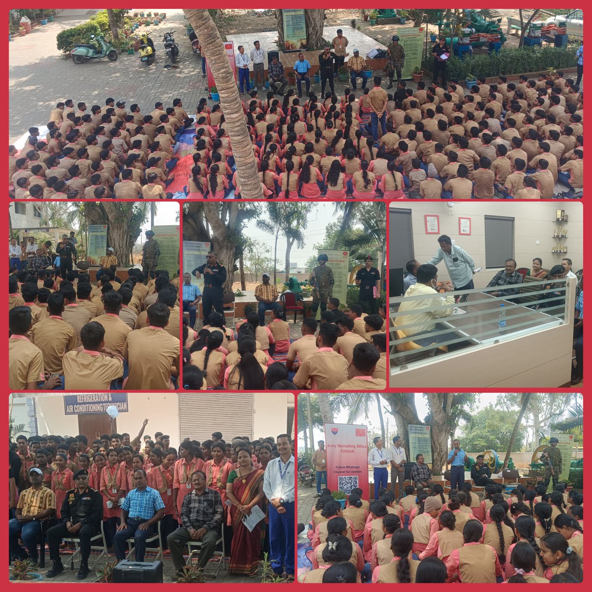 PuriIti's tweet photo. Today, we had the honor of hosting an informative session on the Agniveer program conducted by the Indian Army, led by Colonel PS Prasanna, Director of Recruitment. The session was graced by the presence of the Principal of ITI Puri and District Employment Officer, Puri. https://t.co/CCYksvOMhB