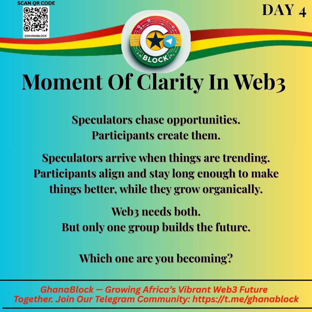 Ghana_block's tweet photo. GM CT, and all who say it back

Here’s today’s dose for clarity https://t.co/8cX7WkXHfN