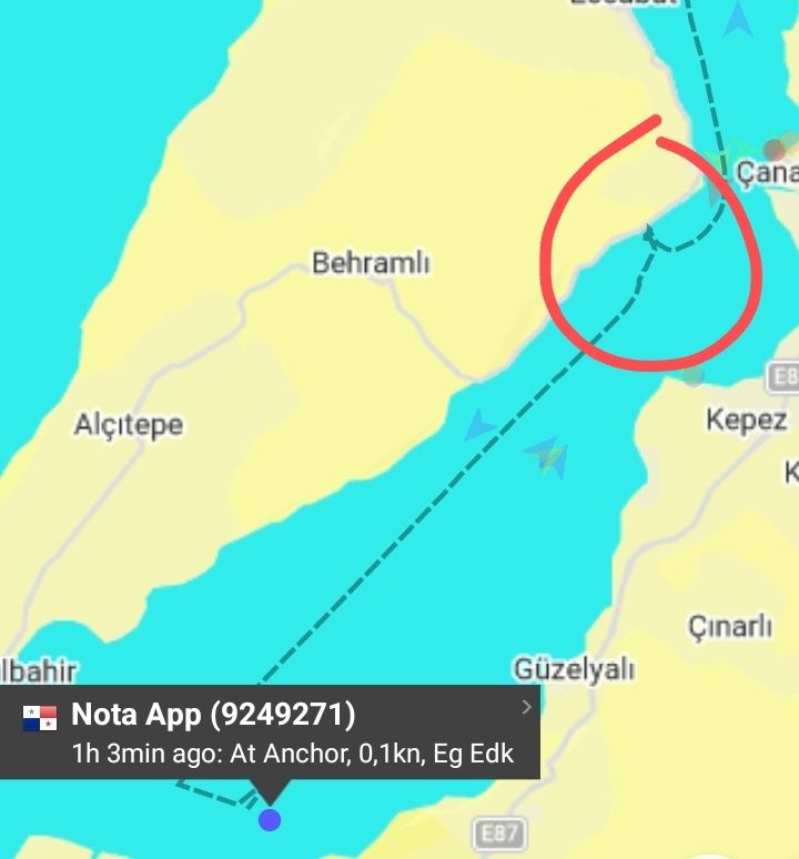 Gemi Trafik tweet media