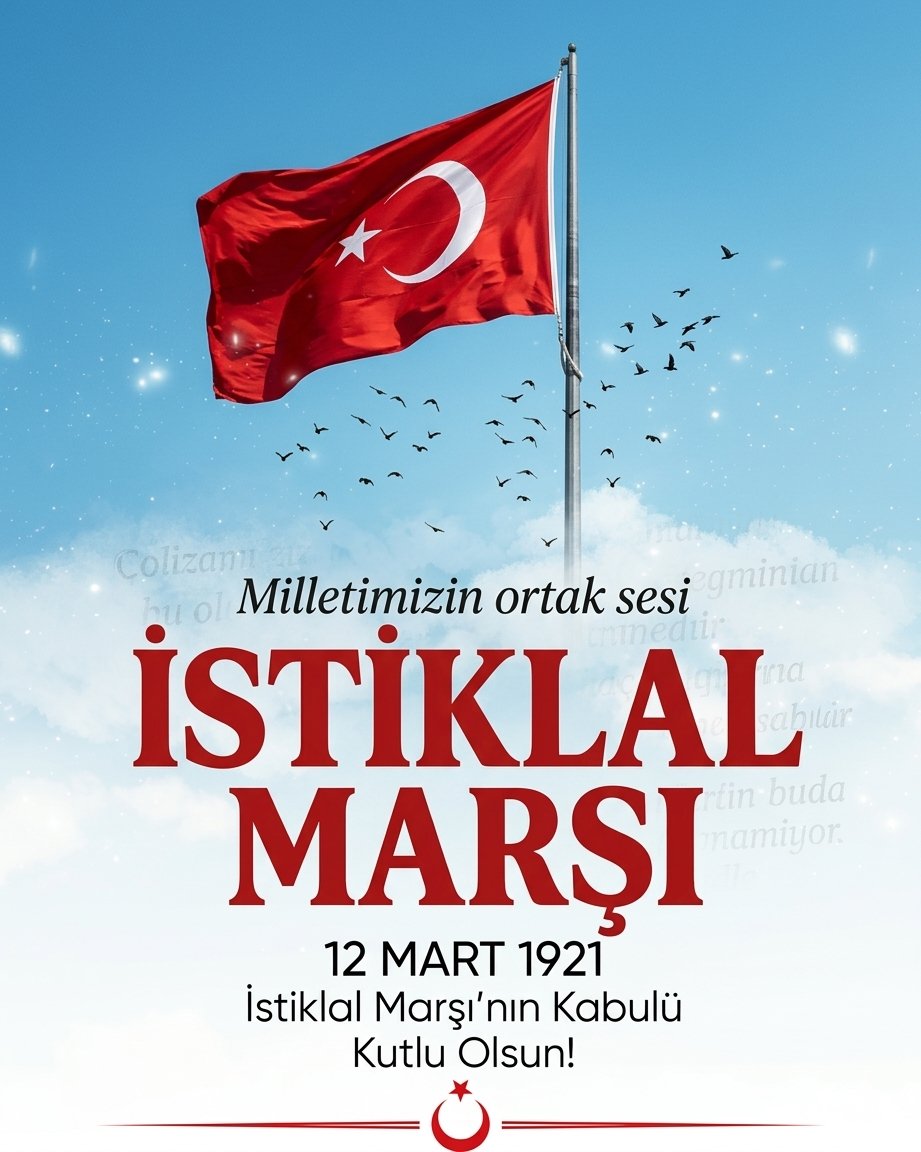 Bağımsızlığımızın sembolü olan İstiklal Marşı’nın kabul edilişinin yıl dönümünü gurur ve minnetle anıyoruz. Milli şairimiz Mehmet Akif Ersoy’u saygı ve rahmetle yad ediyoruz.
#12mart #12martistiklalmarşınınkabulü