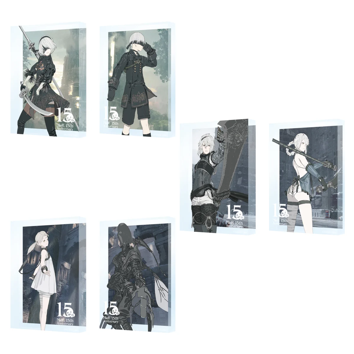 NieR ニーア展 消セナイ記録 アクリルブロック　キャラクターコンプセット NieR 15th Anniversary EXHIBITION 消セナイ記録 公式 (@nier_15th_ex) / X