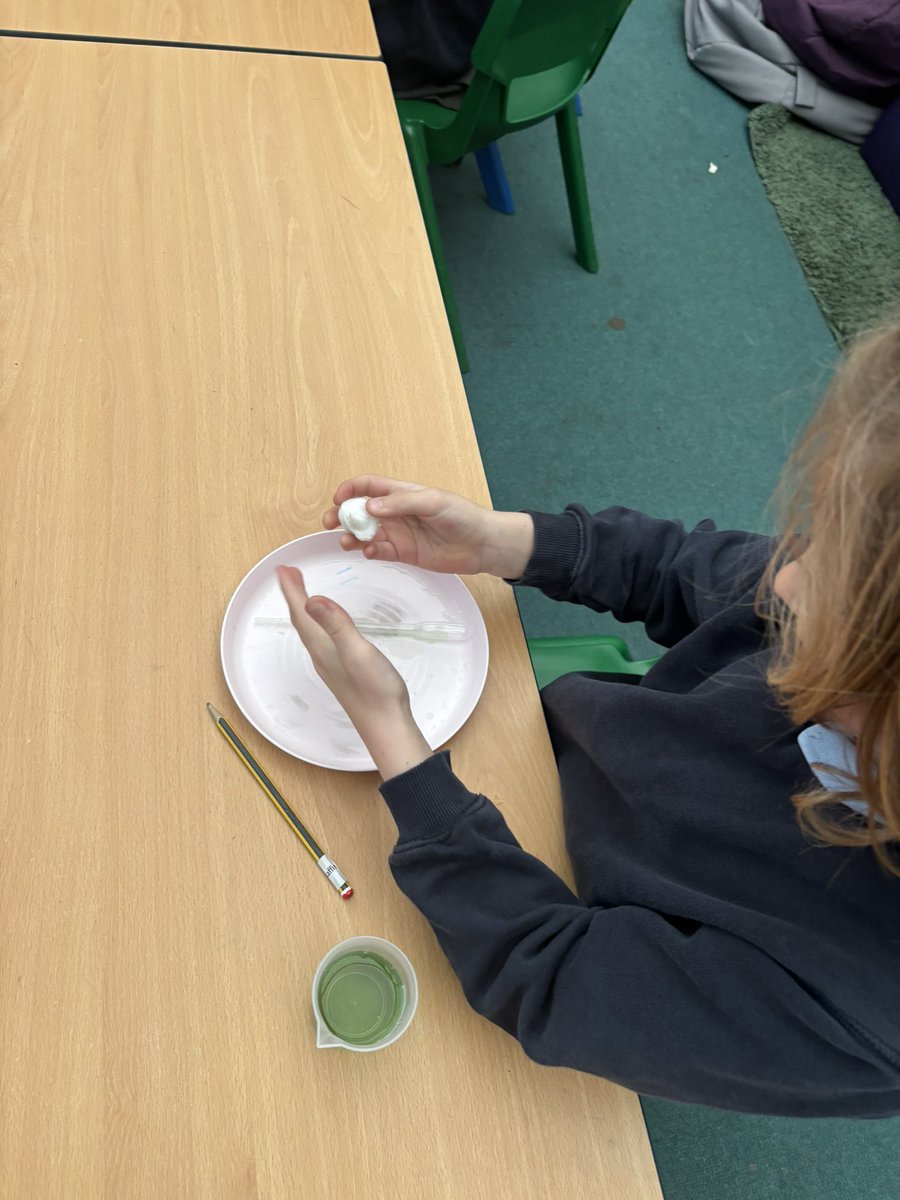 Whitchurch1's tweet image. Year 1 and 2 enjoyed deciding which material would make the best hankie as part of their science week activities. #wpsscience @ScienceWeekUK